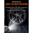 Компрессор автомобильный Черный 70W 20л/мин Аккумуляторный с функцией PowerBank и LED-фонарем