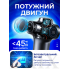 Массажер перкуссионный Серый 2400 mAh 6 режимов 4 насадки