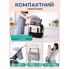 Сумка-органайзер для пеленания Серый меланж Cationic fabric 109х56 см дорожный коврик для подгузников