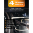 Пылесос аккумуляторный Черный 4 в 1 Беспроводной для авто и дома 5.5 кПа 13000 mAh