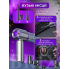 Пылесос автомобильный Серый с фиолетовым 15 kPa 6000 mAh 3-в-1 с функцией выдува и вакууматора
