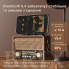 Радиоприемник портативный MG002 Коричневый Bluetooth 5.4 FM/AM/SW, USB/TF Аккумуляторный с подставкой для телефона