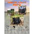 Ведро складное универсальное 20 л Черное для рыбалки и отдыха