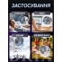 Вентилятор настольный аккумуляторный Белый 5 скоростей LED-подсветка Аромадиффузор USB 1200mAh