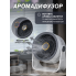 Вентилятор настольный аккумуляторный Белый 5 скоростей LED-подсветка Аромадиффузор USB 1200mAh
