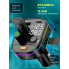 FM-трансмиттер Bluetooth 5.0 Hands-Free USB 3.1A + Type-C MicroSD RGB Черный