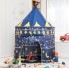 Детская палатка Замок для принца Игровой домик для мальчиков 135х105х105 см Синий
