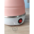 Дорожный чайник силиконовый складной дисковый Electric Kettle wdl-09b 220v 600w 600мл Розовый