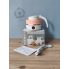 Дорожный чайник силиконовый складной дисковый Electric Kettle wdl-09b 220v 600w 600мл Розовый