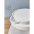 Дорожный чайник силиконовый складной дисковый Electric Kettle wdl-09b 220v 600w 600мл Белый